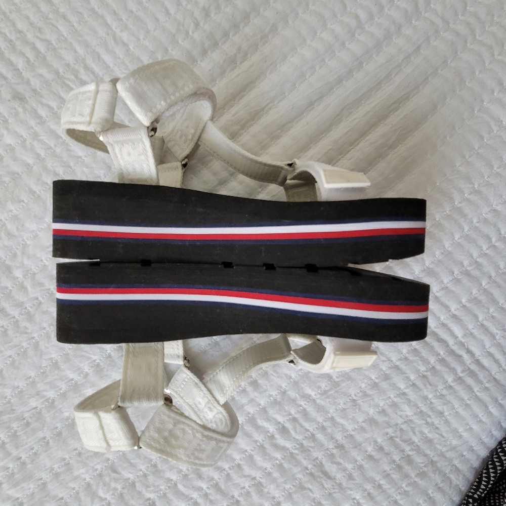 COPY - Tommy Hilfiger Velcro Sandals - White size 7 - Picture 13 of 16